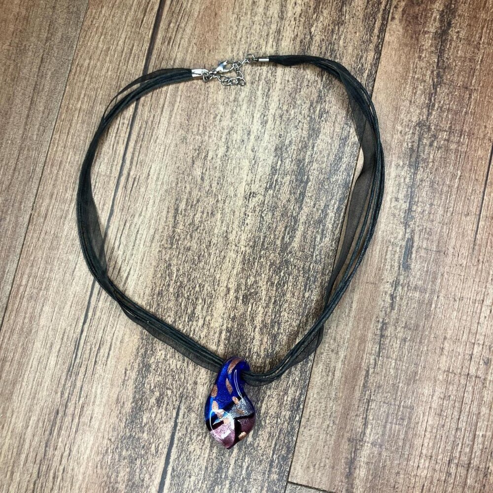 Glass Pendant Necklace